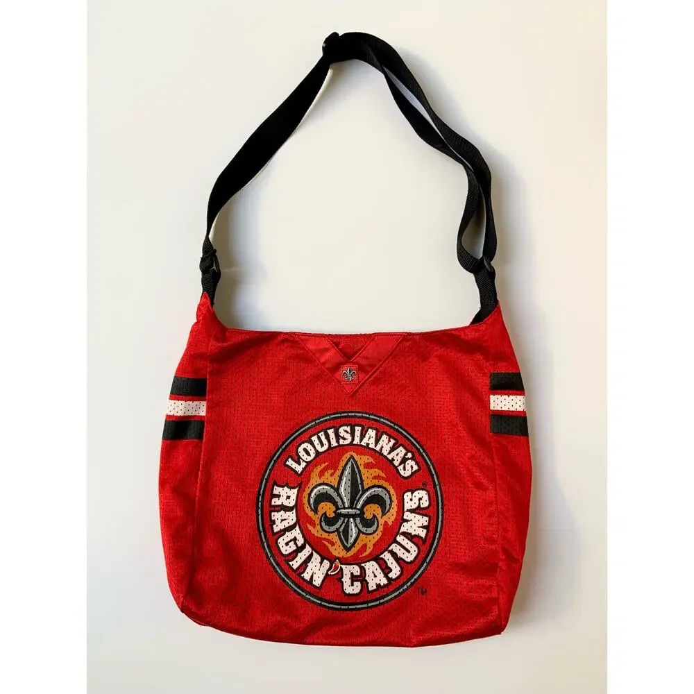 Louisiana Ragin Cajuns Little Earth Productions Jersey Large Tote Bag - Picture 2 of 12
